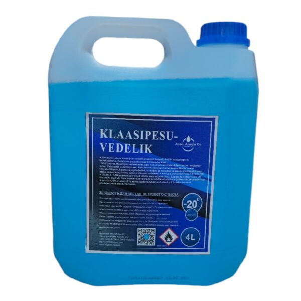 Klaasipesuvedelik_-20_Alyanstorupood Klaasipesuvedelik -20°C / 4 L - Image 1