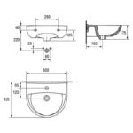 Valamu President 500x435 Valge - Image 2