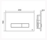 Loputusnupp mehaaniline Glam seinaraamile OLI Kroom - Image 2