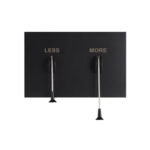 Механическая кнопка смыва Less Is More черная OLI