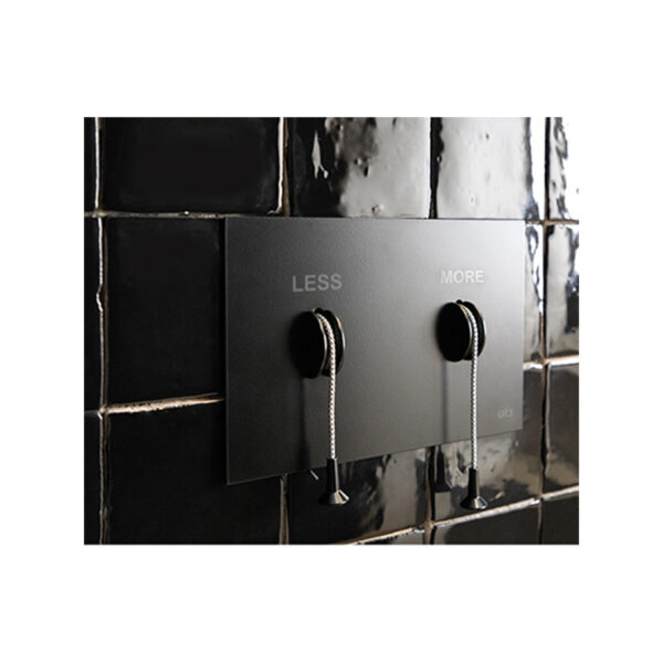 Механическая кнопка смыва Less Is More черная OLI — изображение 2