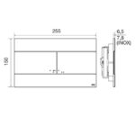 Loputusnupp mehaaniline Slim Inox Kuld OLI - Image 3