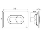 Loputusnupp pneumaatiline Salina Kroom OLI - Image 2