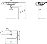 Valamu Connect AIR Ideal Standard 640x460 Valge - Image 2