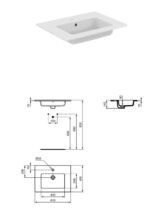 Раковина Tempo 610x455 Ideal Standard Valge — изображение 2