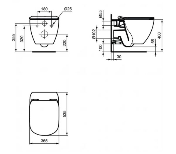 WC komplekt Tesi Ideal Standard - Image 2