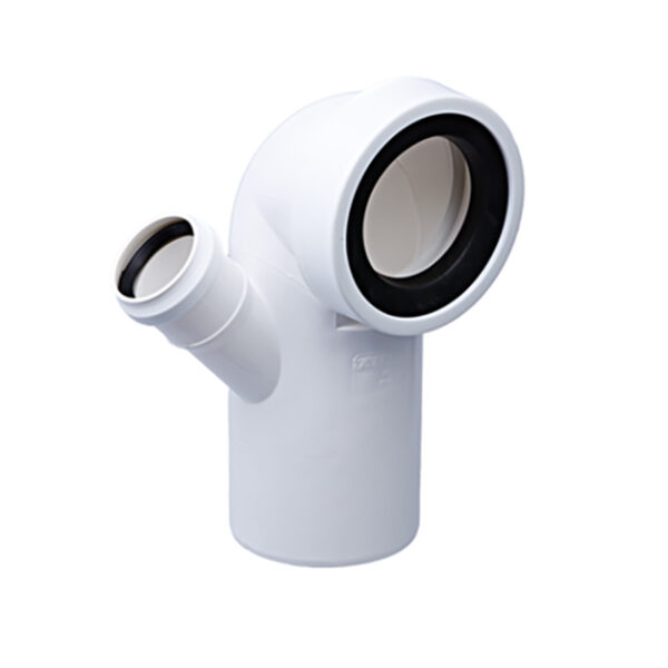 Соединительная труба для унитаза 110/50, левый — изображение 1