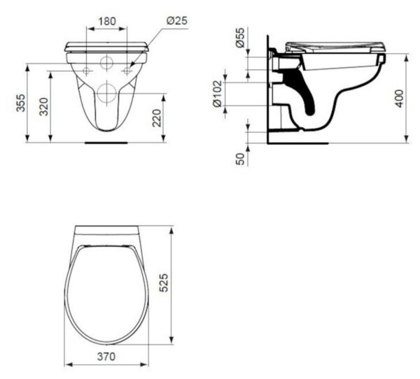Seinapott SEVAFRESH Ideal Standard, valge - Image 4