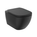 Настенный унитаз TESI с крышкой-сиденьем с плавным закрыванием, Ideal Standard, матовый чёрный