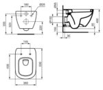Настенный унитаз TESI Ideal Standard — изображение 2