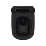 Настенный унитаз TESI с крышкой-сиденьем с плавным закрыванием, Ideal Standard, матовый чёрный — изображение 3