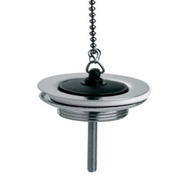 Äravoolupesa 1 1/4", korgi ja ketiga,messing, kroom - Image 1