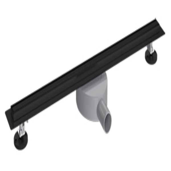 Duširenn Duširenn 700x30 pööratav kuiva haisulukuga 360°, SLIM, must matt - Image 1