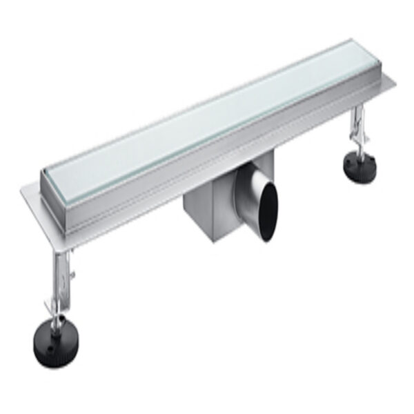 Duširenn kuivtrapiga 700x70, rest valge klaas, kompl. - Image 1