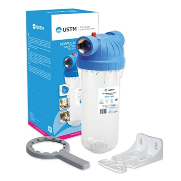 Корпус фильтра 10'', 3/4'' + ключ, монтажная пластина (9) — изображение 1