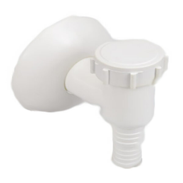 Pesumasina sifoon 32 mm valge (100) - Image 1