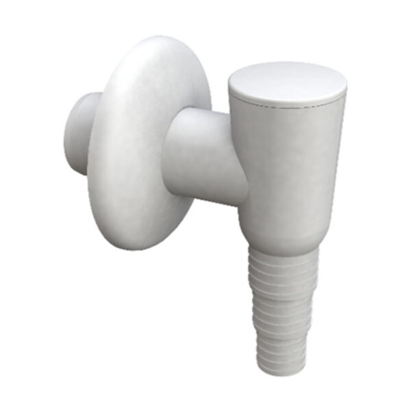 Pesumasina sifoon 32 mm valge. Ilma vedruta - Image 1