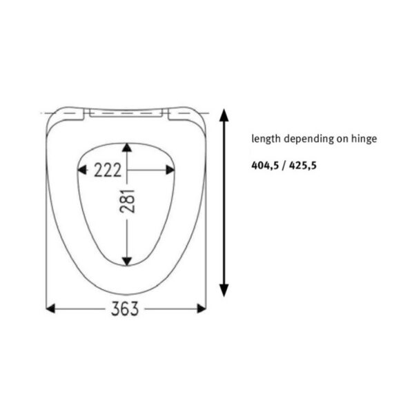 WC prill-laud ARCTIC (Ifö-Cera / IS-Skanitet), duroplastist. Haro - Image 2