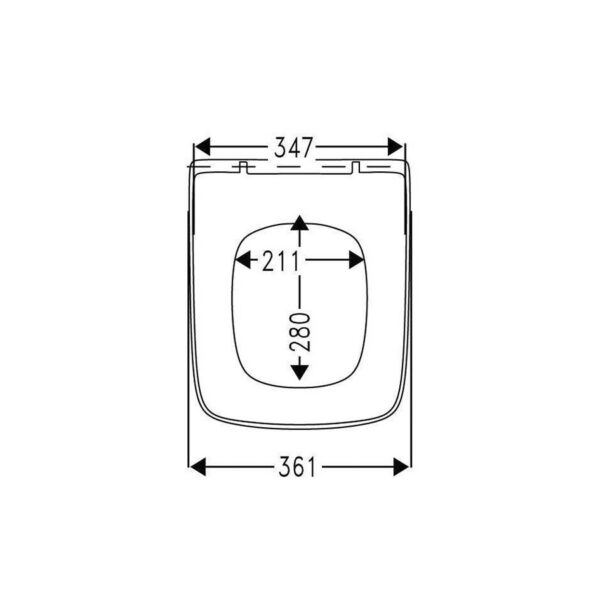 Сиденье для унитаза MAKIRA (Toro), из дюропласта, с мягким закрыванием, Haro — изображение 4