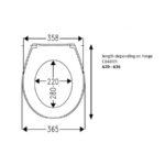 Сиденье для унитаза REVO из дюропласта (с мягким закрытием) Haro — изображение 4