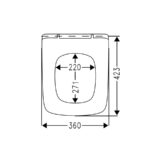 WC-prill-laud SANTORIN THIN (Toro), duroplastist, aeglaselt sulguv – Haro - Image 4