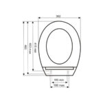 Сиденье для унитаза SEDES S-10, бежевое — изображение 2