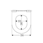Сиденье для унитаза SUNDNOVI (IS-Sirius), из дюропласта, с плавным закрытием, Haro — изображение 4