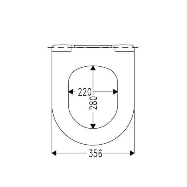 Сиденье для унитаза SUNDNOVI (IS-Sirius), из дюропласта, с плавным закрытием, Haro — изображение 4