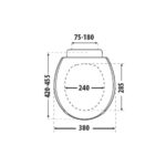 Сиденье для унитаза 'UNI' Coral Reef — изображение 2