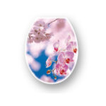 Сиденье для унитаза 'UNI' Орхидея