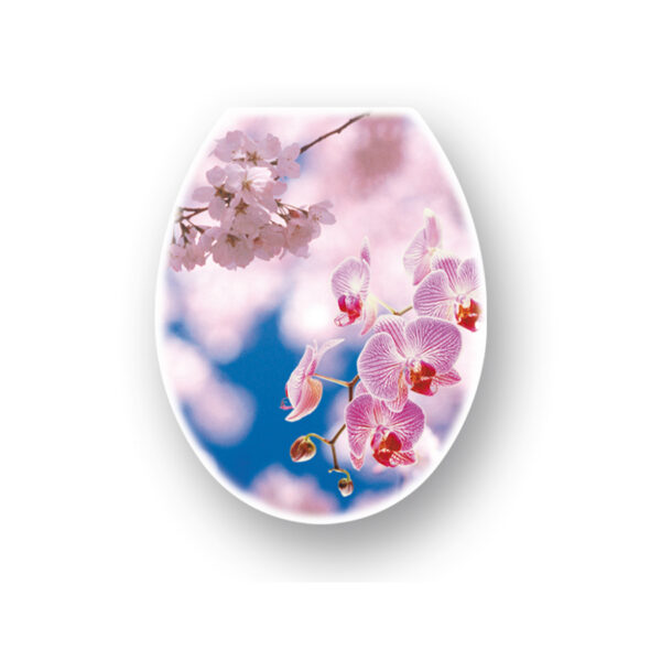 WC-istelaud 'UNI', Orhidee Сиденье для унитаза 'UNI' Орхидея — изображение 1