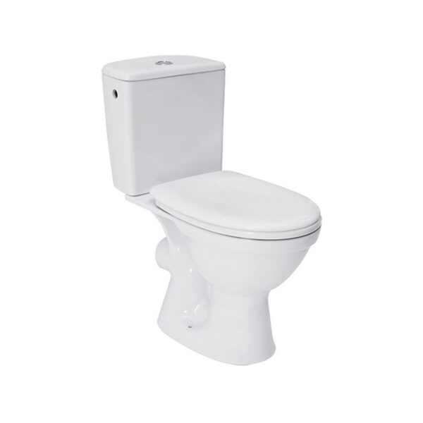 WC kompakt MERIDA tahavooluga+istelaud Унитаз-компакт MERIDA с горизонтальным выпуском + сиденье — изображение 1