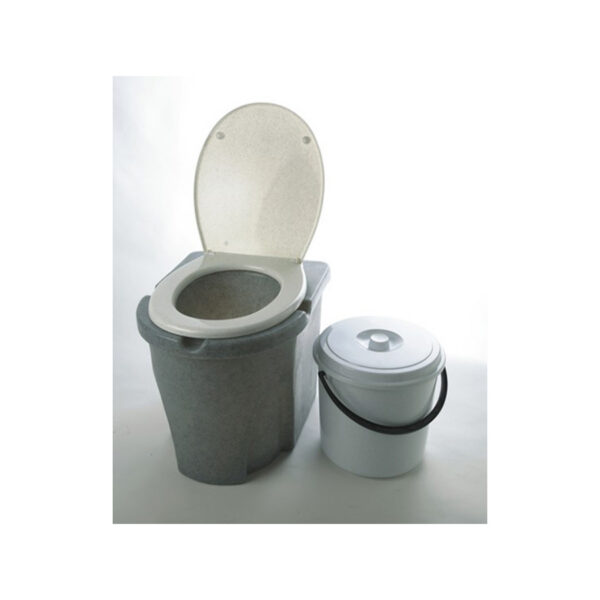 WC kuivkäimla komplekt Marmor (Ämbriga) +Istelaud WC kuivkäimla komplekt Marmor (ämbriga) + istelaud - Image 1