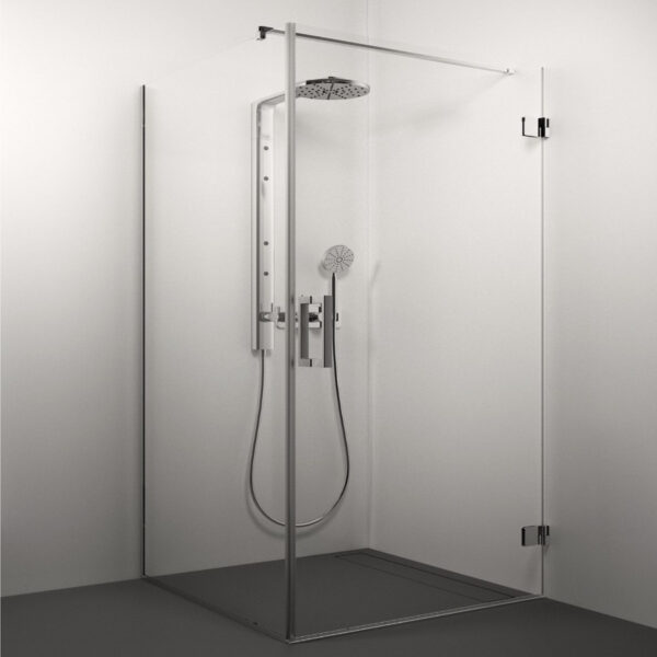 Duši-tagasipöördesein SYNERGY L300(309)xH2000 Ideal Clean (8mm kirgas turvaklaas) - Image 1