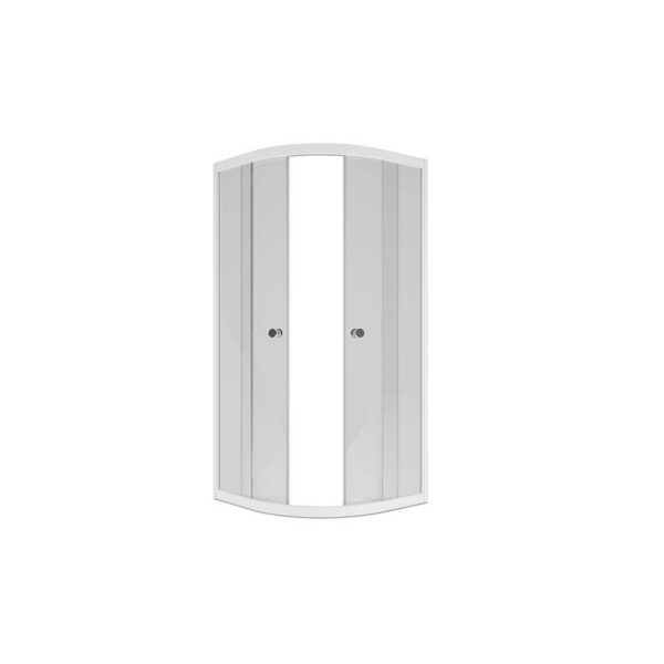 Dušinurk 90 x 90 kandiline, kirgas klaas - Image 1