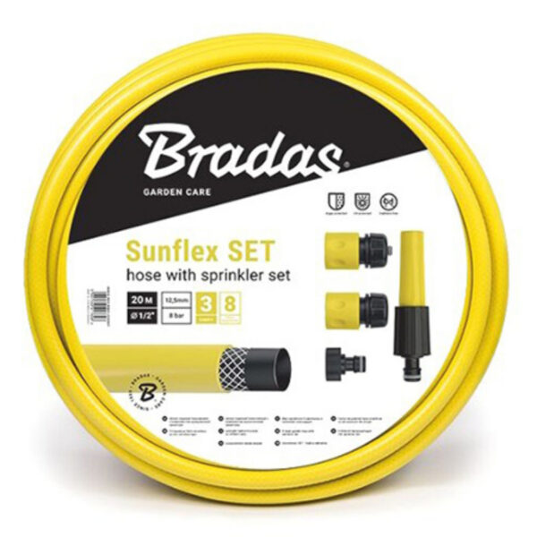 Шланг для полива SUNFLEX 1/2" -20м — изображение 1