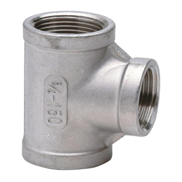 Тройник 1 x 3/4 дюйма (5 ̸ 15), AISI 316 — изображение 1