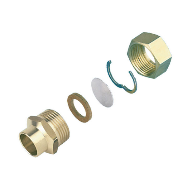 Гайка 1" в сборе+сегмент+уплотнитель — изображение 1