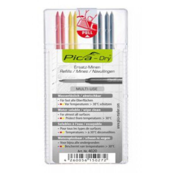 PICA-Dry pliiatsusüsi, erinevad värvid (8tk) - Image 1