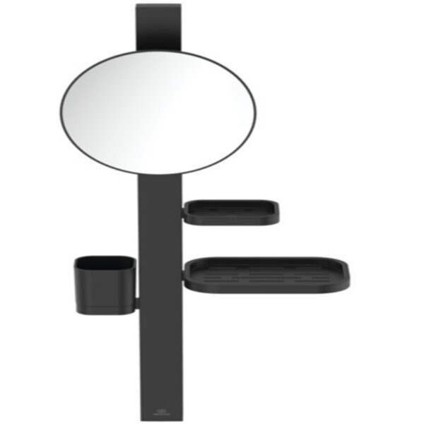 Peeglikomplekt Зеркальный набор Alu+ Beauty Bar, маленький матовый черный Ideal Standard — изображение 1