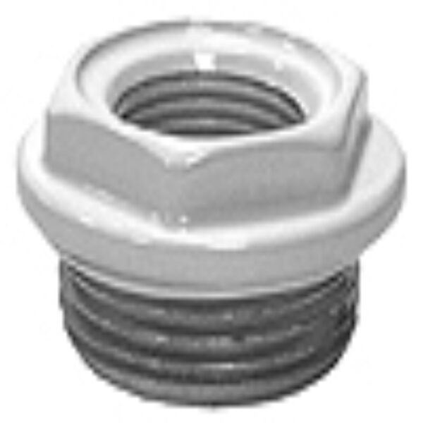 Radiaatori kork 1" x 3/4" parem valge - Image 1