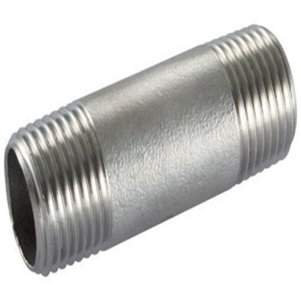 Трубный ниппель 1 1/4"-100 мм AISI 316 — изображение 1