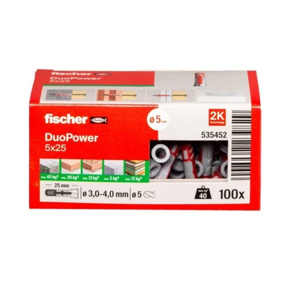 Tüübel Fischer Duopower 5Х25 (100TK) - Image 1
