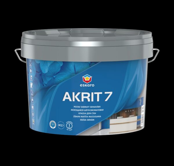akrit-7 Aleans Arendus ou Краска для стен Eskaro Akrit-7, 2,85 л, матовая — изображение 1