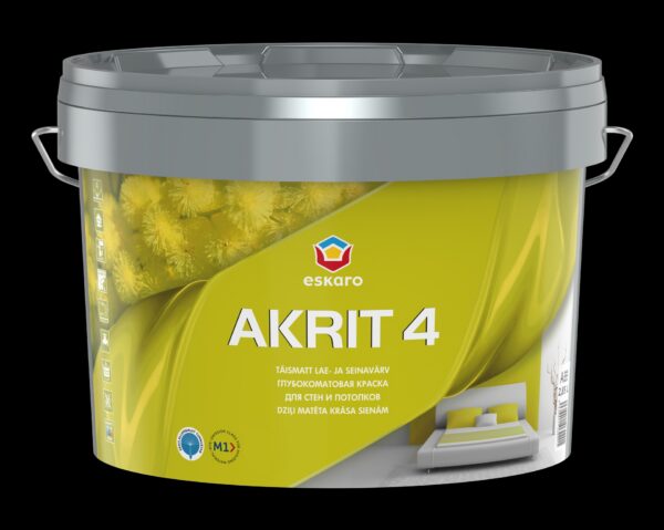 Краска для потолка Eskaro Akrit-4, 2,85 л, глубоко матовая — изображение 1