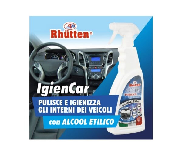 RHÜTTEN IGIEN CAR — очищающее и гигиеническое средство для салона автомобиля, 750 мл — изображение 2